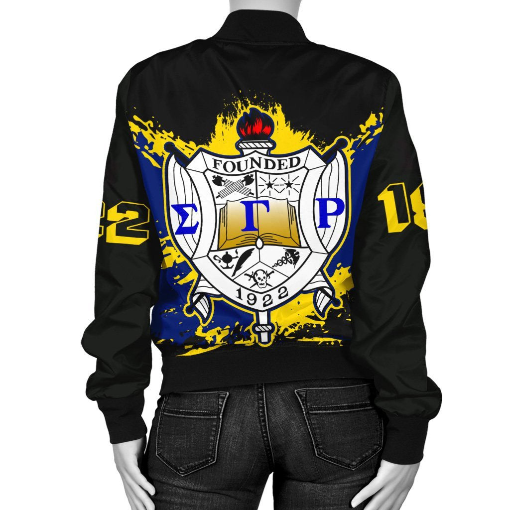 Sorority Jacket - Sigma Gamma Rho Bomber JacketTip Style