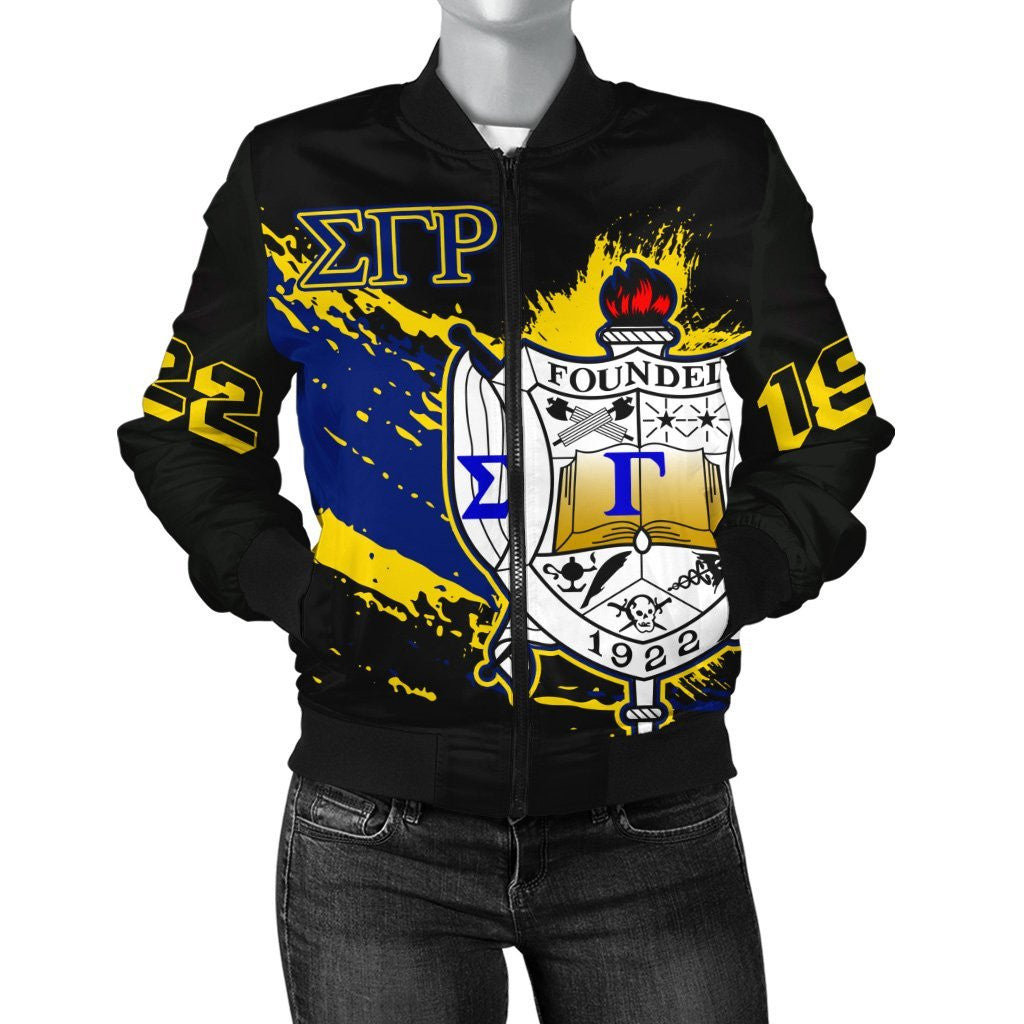 Sorority Jacket - Sigma Gamma Rho Bomber JacketTip Style