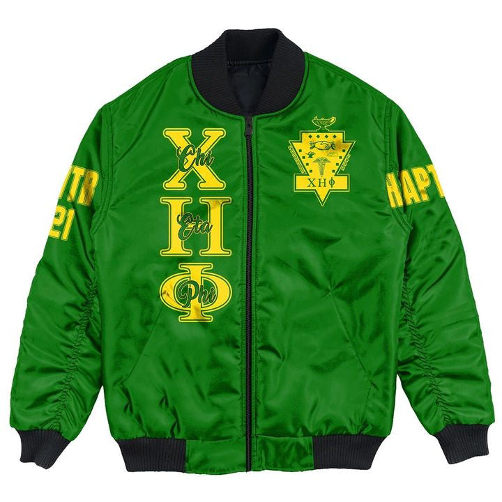 Sorority Jacket - Personalized Chi Eta Phi Bomber Jacket