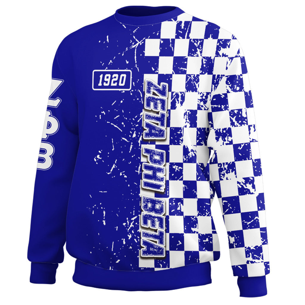 Sorority Sweatshirt - Zeta Phi Beta Caro Style Sweatshirts