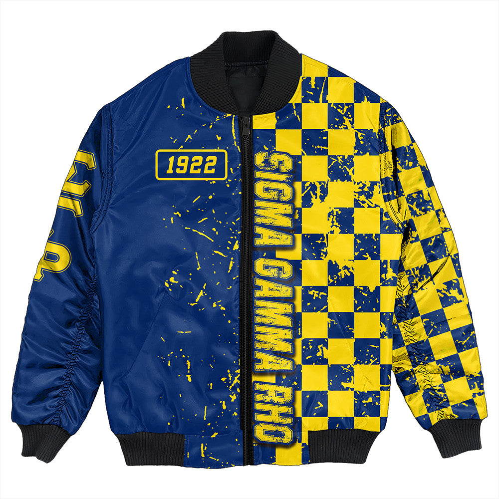 Sorority Jacket - Sigma Gamma Rho Caro Style Bomber Jackets