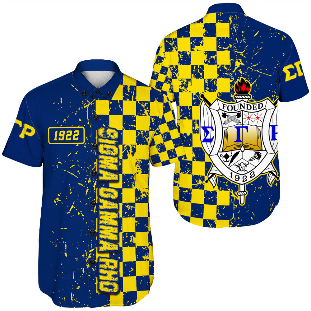 Sorority Shirt - Sigma Gamma Rho Caro Style Short Sleeve Shirt