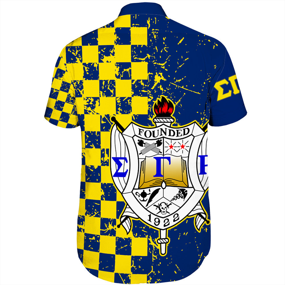 Sorority Shirt - Sigma Gamma Rho Caro Style Short Sleeve Shirt