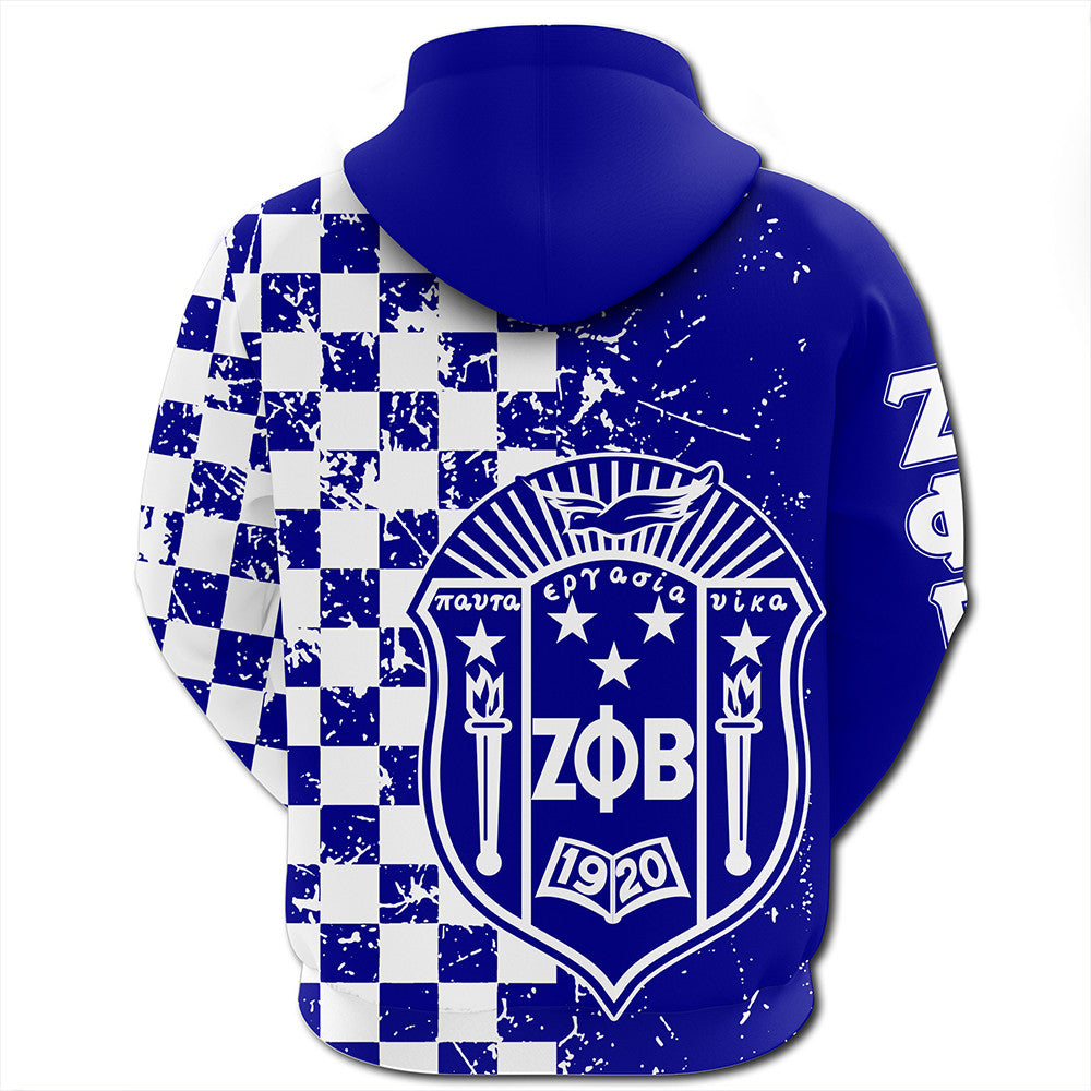 Sorority Hoodie - Zeta Phi Beta Caro Style Hoodie