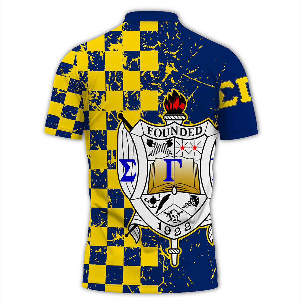 Sorority Polo - Sigma Gamma Rho Caro Style Polo Shirt