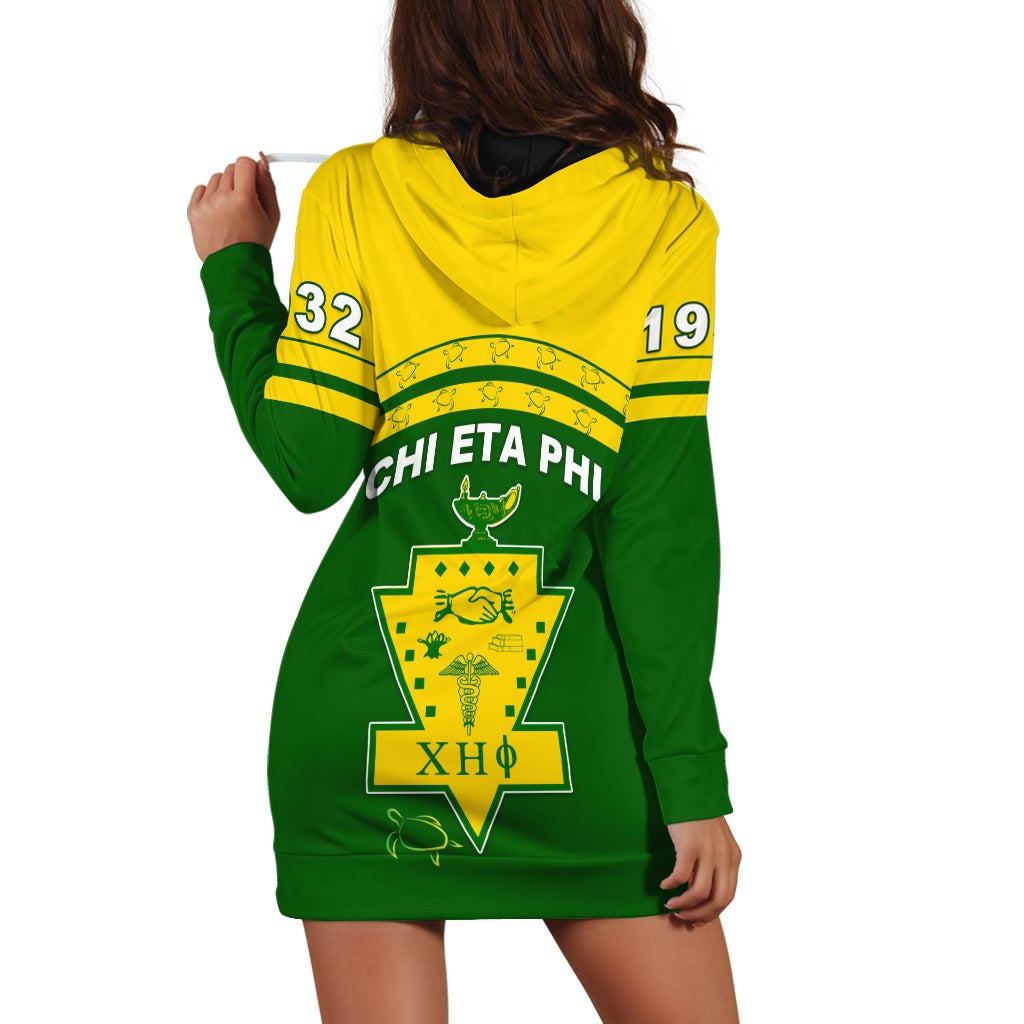 Sorority Dress - Personalized Chi Eta Phi Hoodie Dress Since 1932 Service for Humanity