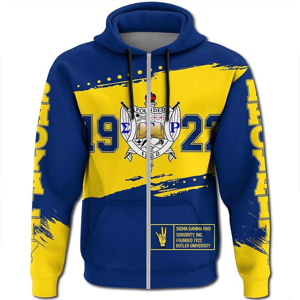 Sorority Hoodie - Sigma Gamma Rho University Zip Hoodie