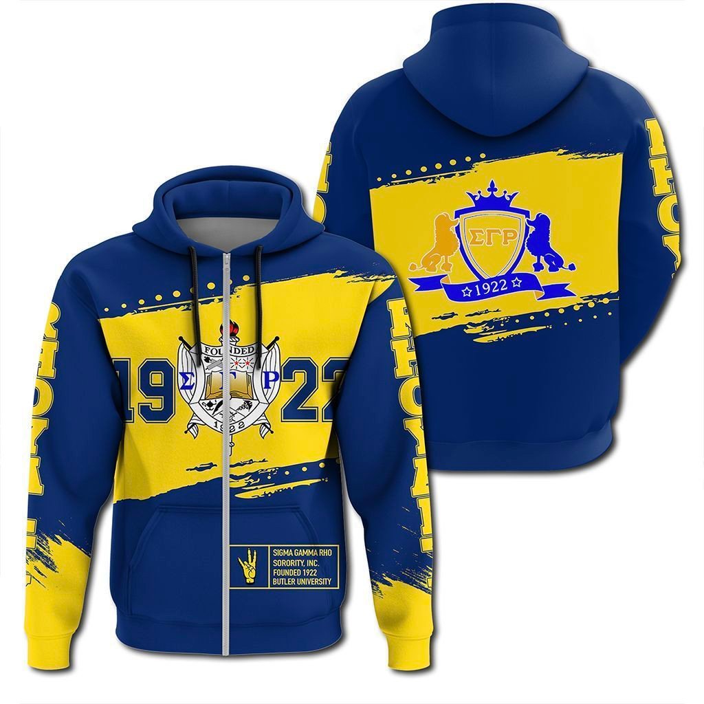 Sorority Hoodie - Sigma Gamma Rho University Zip Hoodie