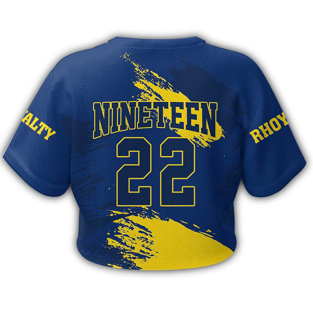 Sorority TShirt - Sigma Gamma Rho Nineteen Croptop TShirt