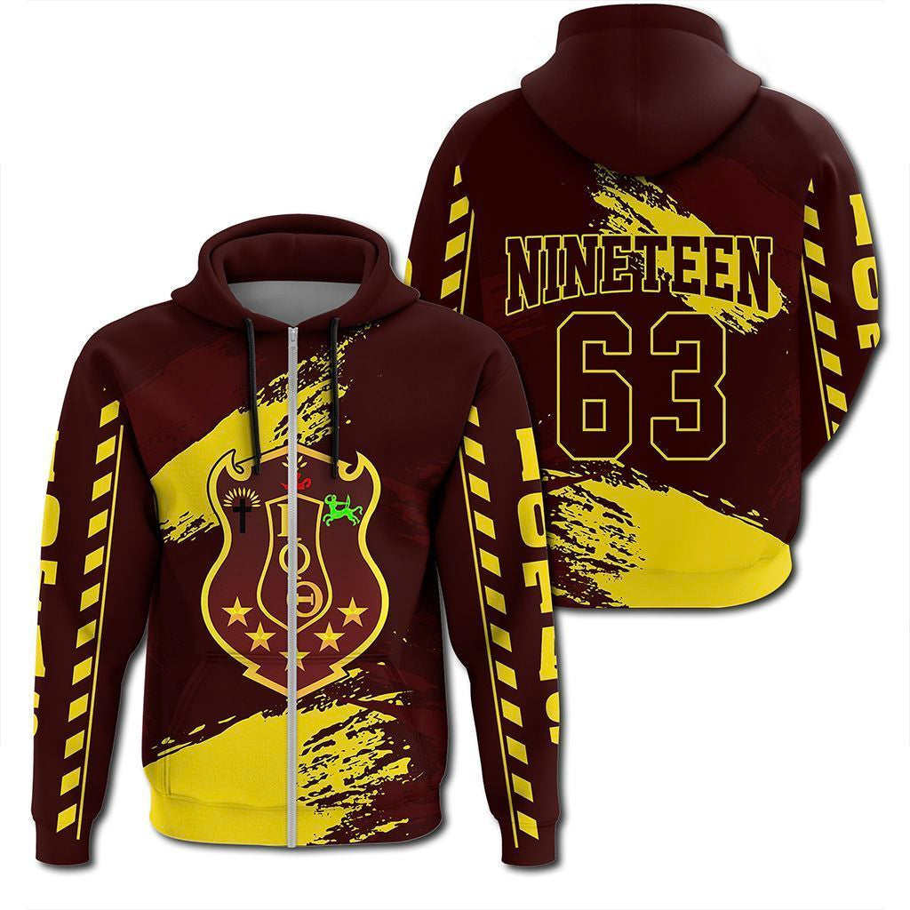 Fraternity Hoodie - Iota Phi Theta Nineteen Zip Hoodie