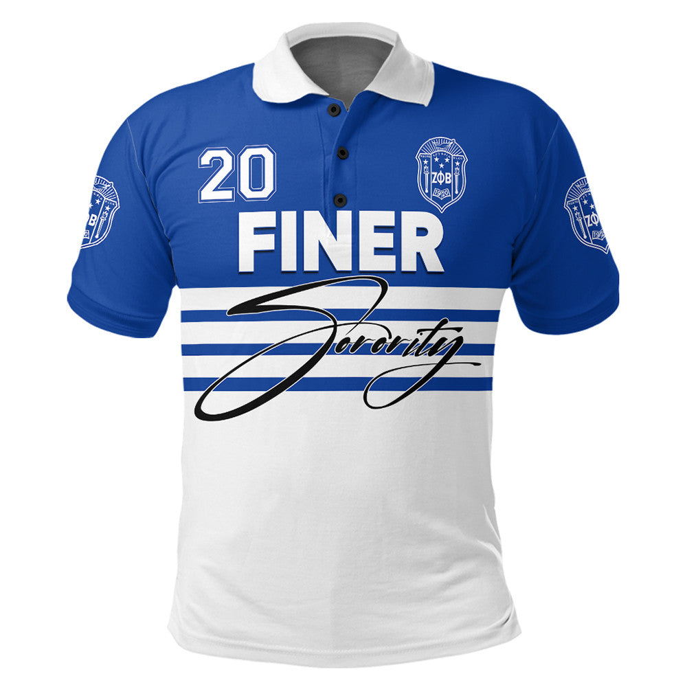 Sorority Polo - Zeta Phi Beta Sporty Premium Polo Shirt