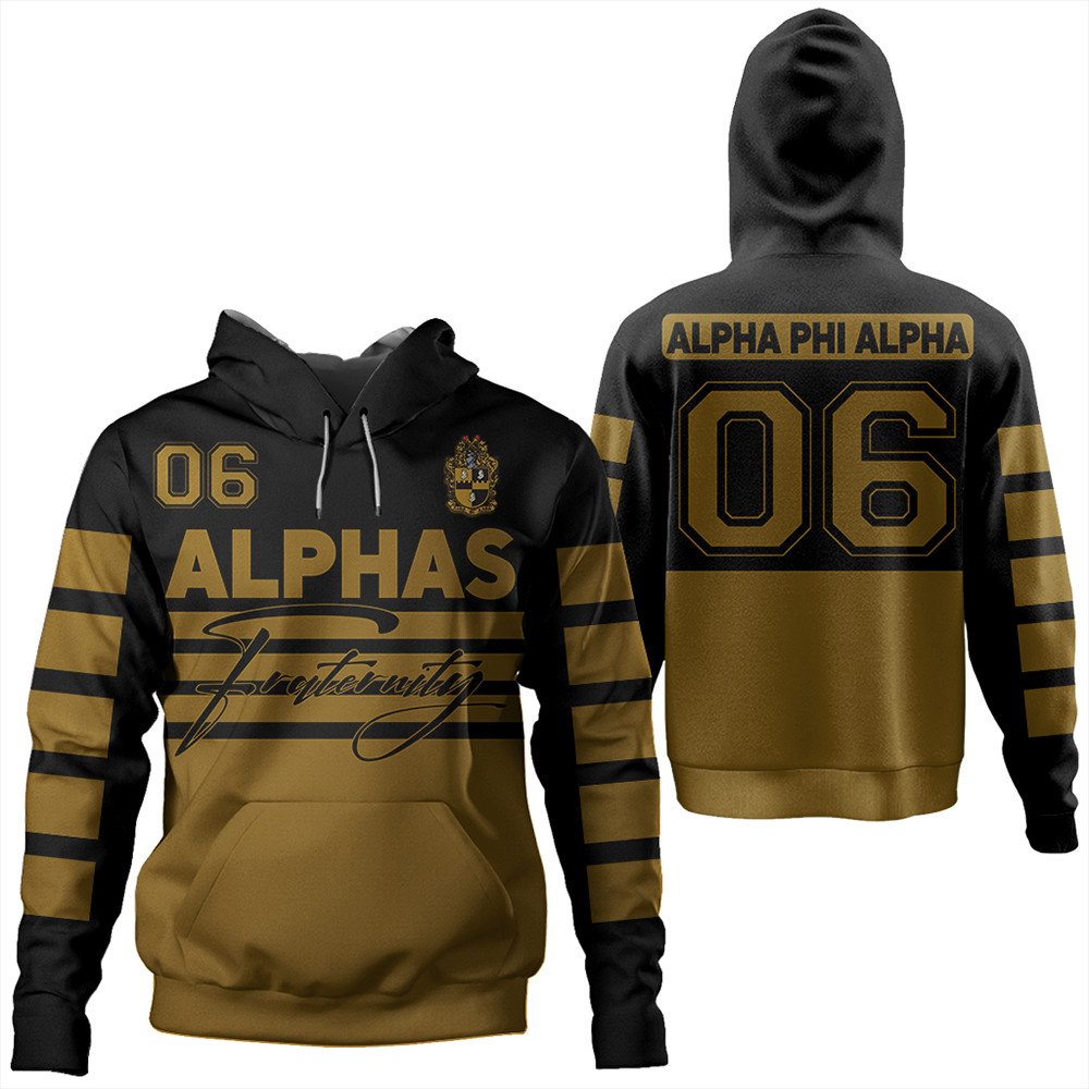 Fraternity Hoodie - Alpha Phi Alpha Sporty Premium Hoodie
