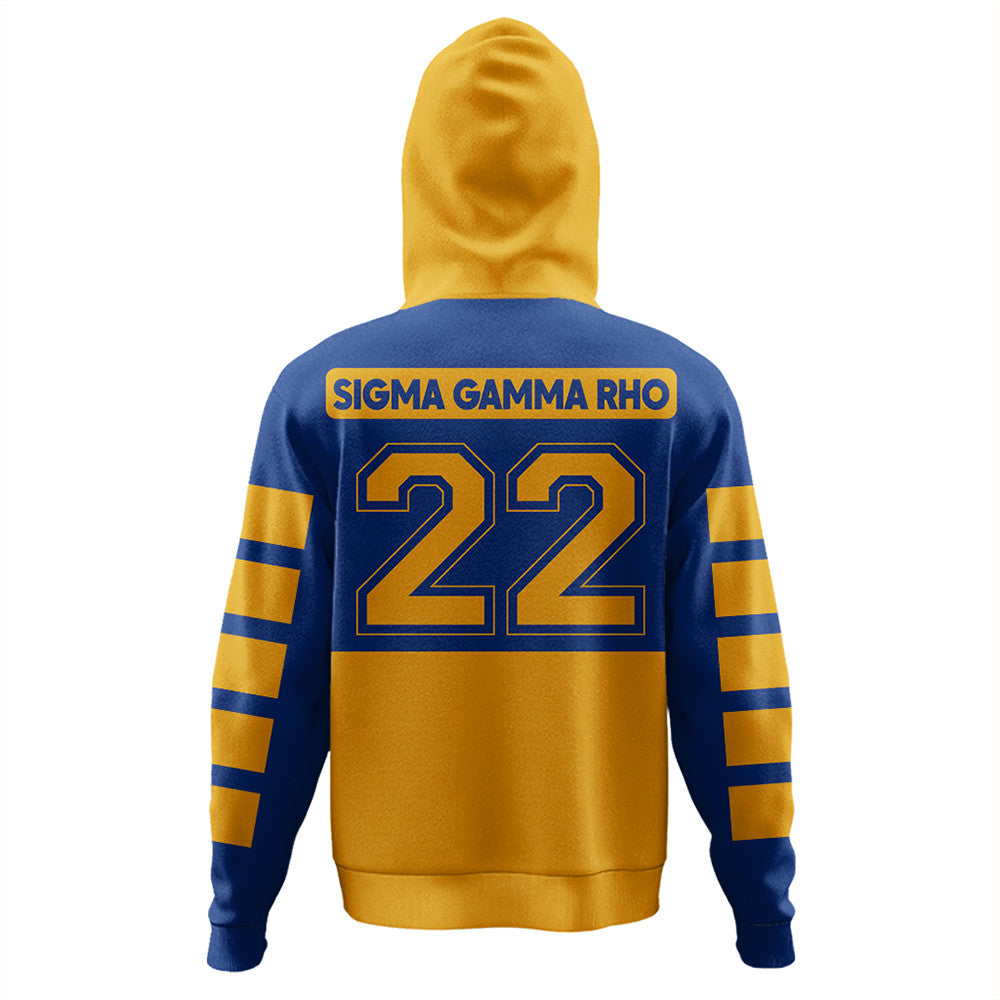 Sorority Hoodie - Sigma Gamma Rho Sporty Premium Hoodie