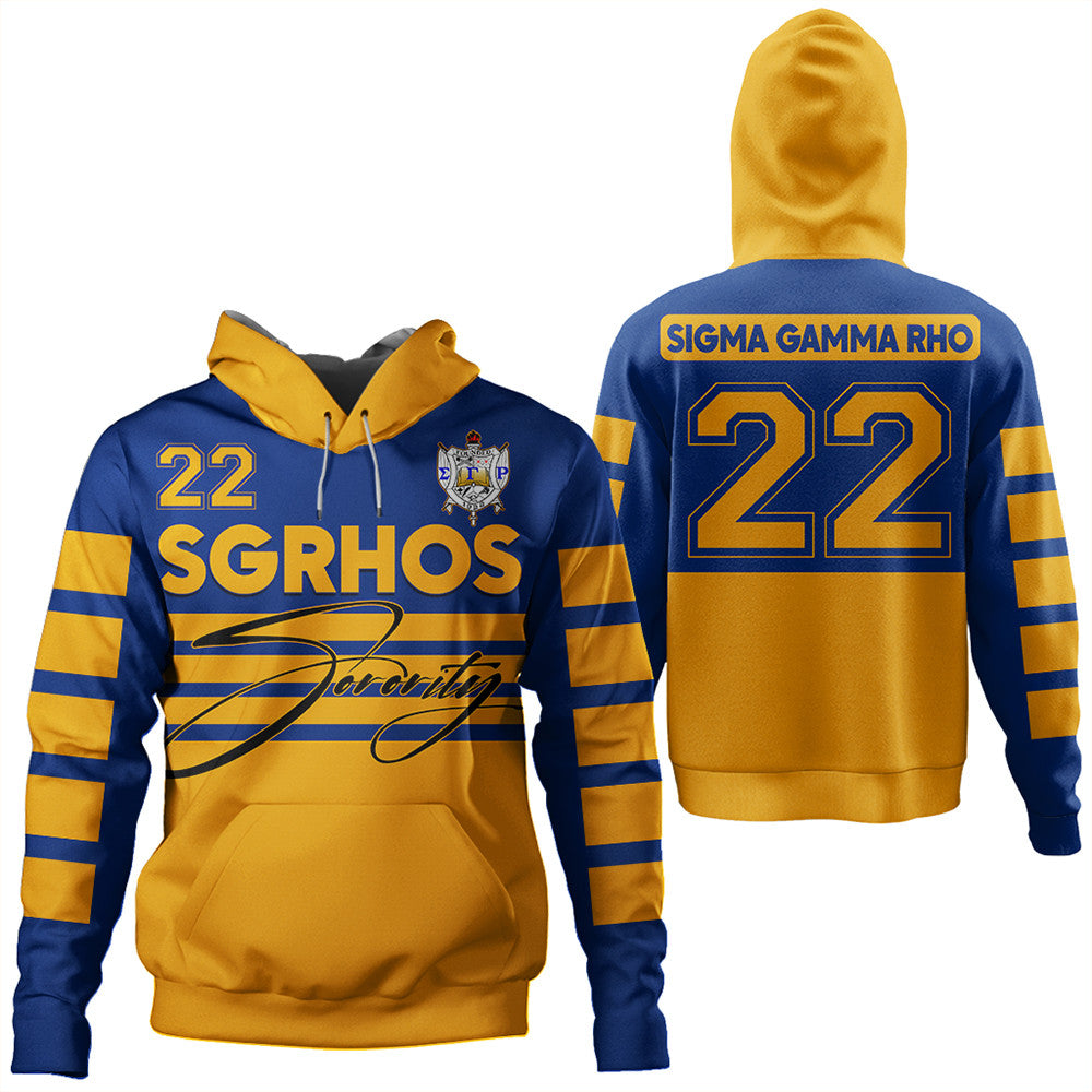 Sorority Hoodie - Sigma Gamma Rho Sporty Premium Hoodie