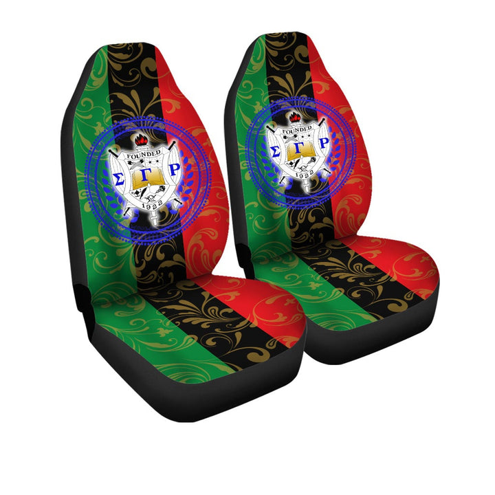 Sorority Car Seat Cover - Pan Africa Sigma Gamma Rho Car Seat Cover Sorority