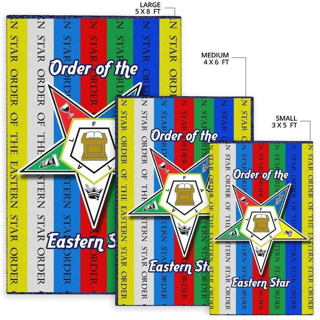 Sorority Area Rug - Order Of Eastern Star OES