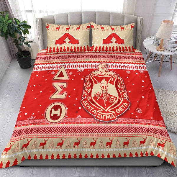 Sorority Bedding Set - Delta Sigma Theta Bedding Set African Pattern