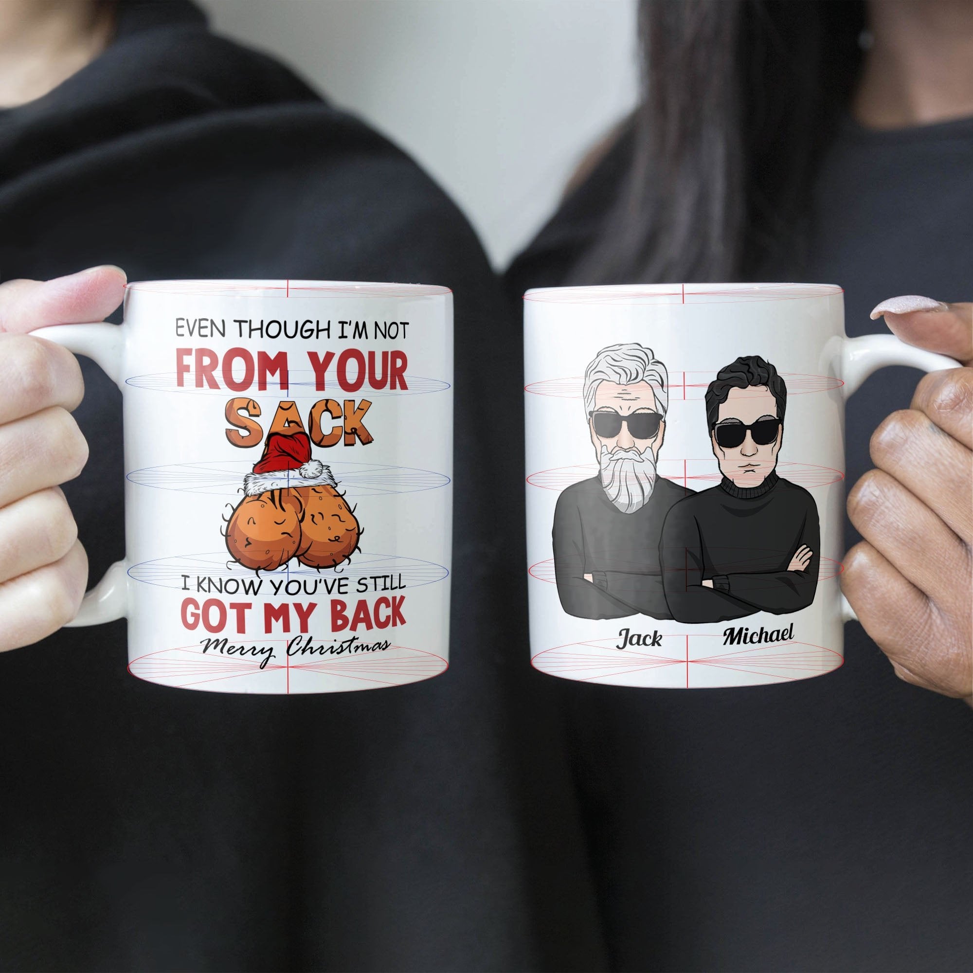 Not From Your Sack - Personalized Mug - Birthday, Christmas Gift For Step Dad, Step Father, Bonus Dad