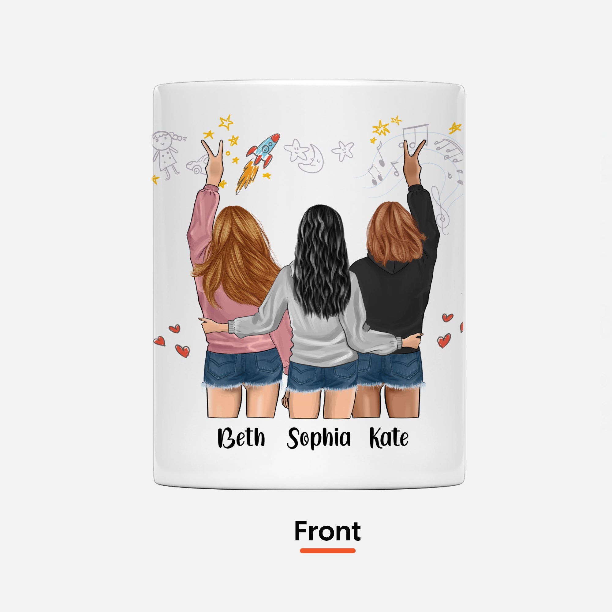 You've Got A Friend In Me - Personalized Mug - Christmas Gift For 3 Friends - Christmas Girls