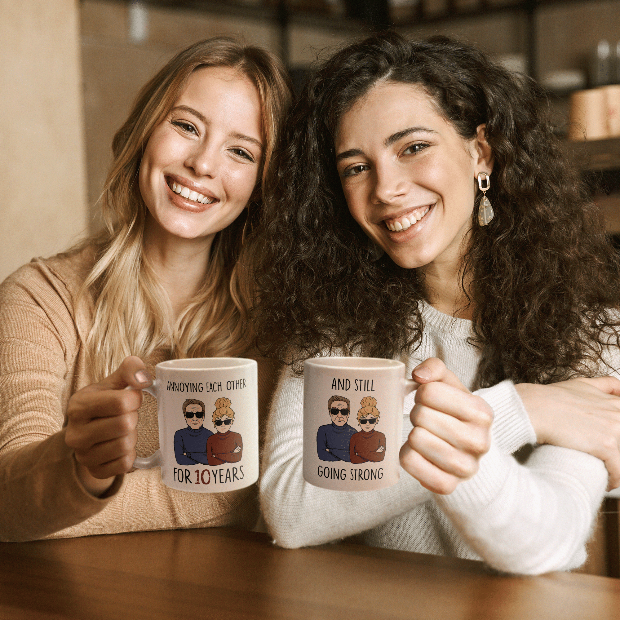 Annoying Each Other - Personalized Mug - Valentine's Day, Anniversary Gift For Couple, Husband & Wife