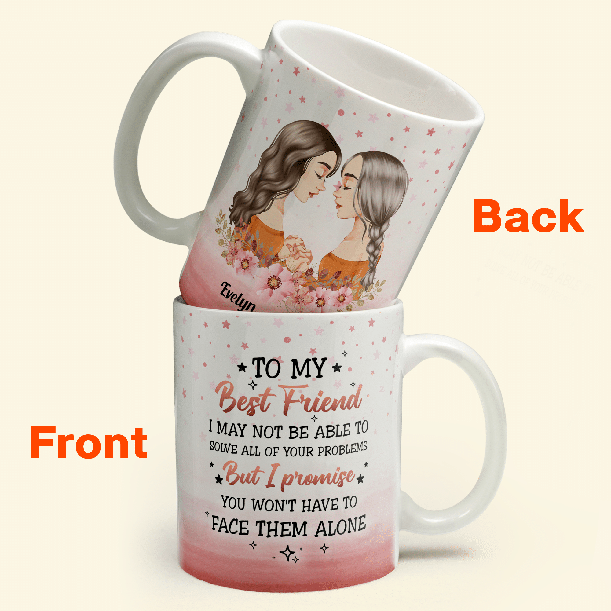 I Promise You - Personalized Mug - Birthday Gift For Friends