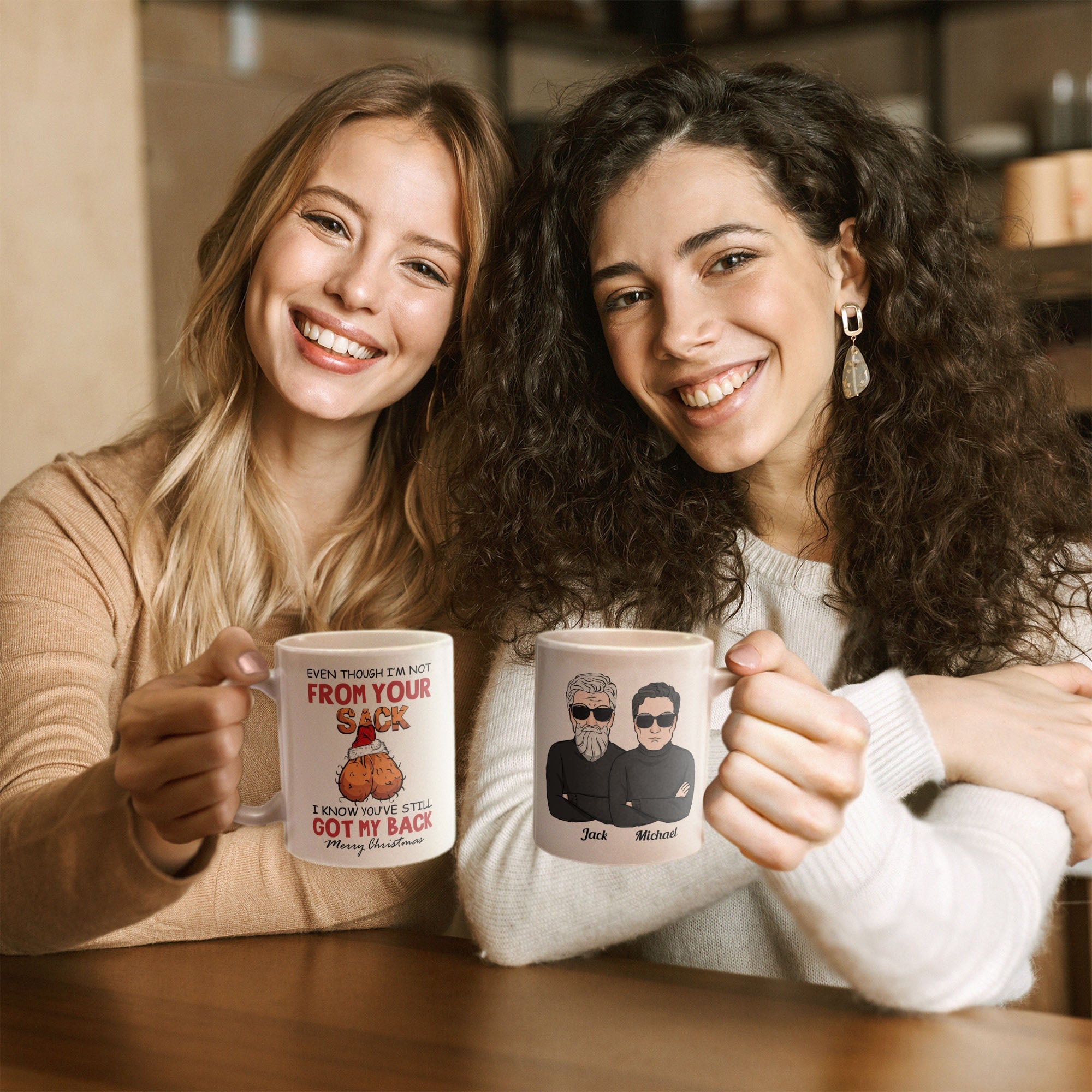 Not From Your Sack - Personalized Mug - Birthday, Christmas Gift For Step Dad, Step Father, Bonus Dad