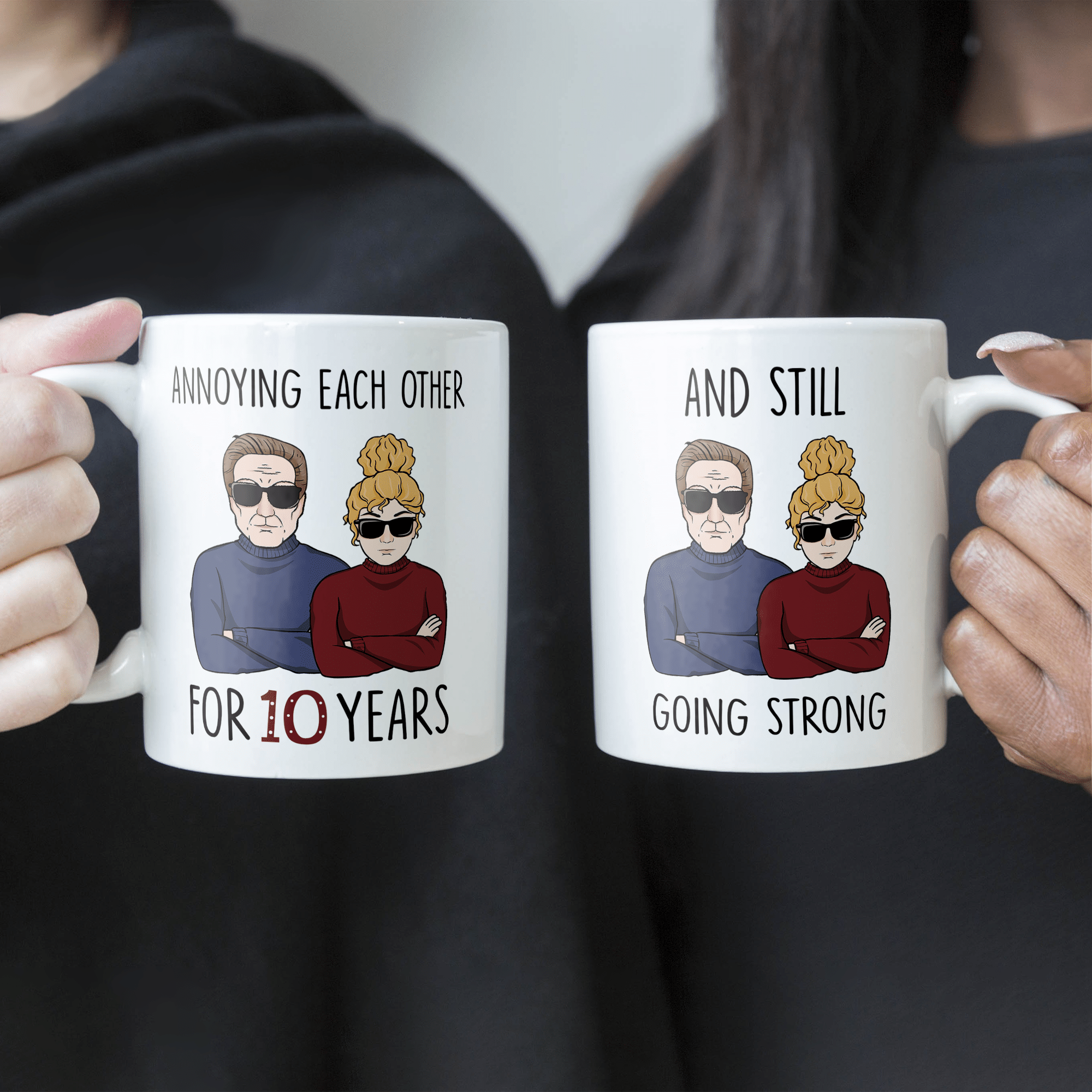 Annoying Each Other - Personalized Mug - Valentine's Day, Anniversary Gift For Couple, Husband & Wife