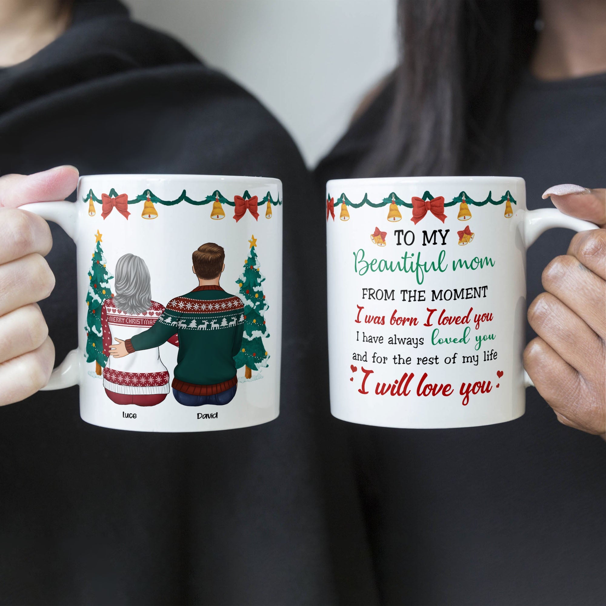 From The Moment I Was Born I Loved You - Personalized Mug - Christmas Gift For Mom, Mother