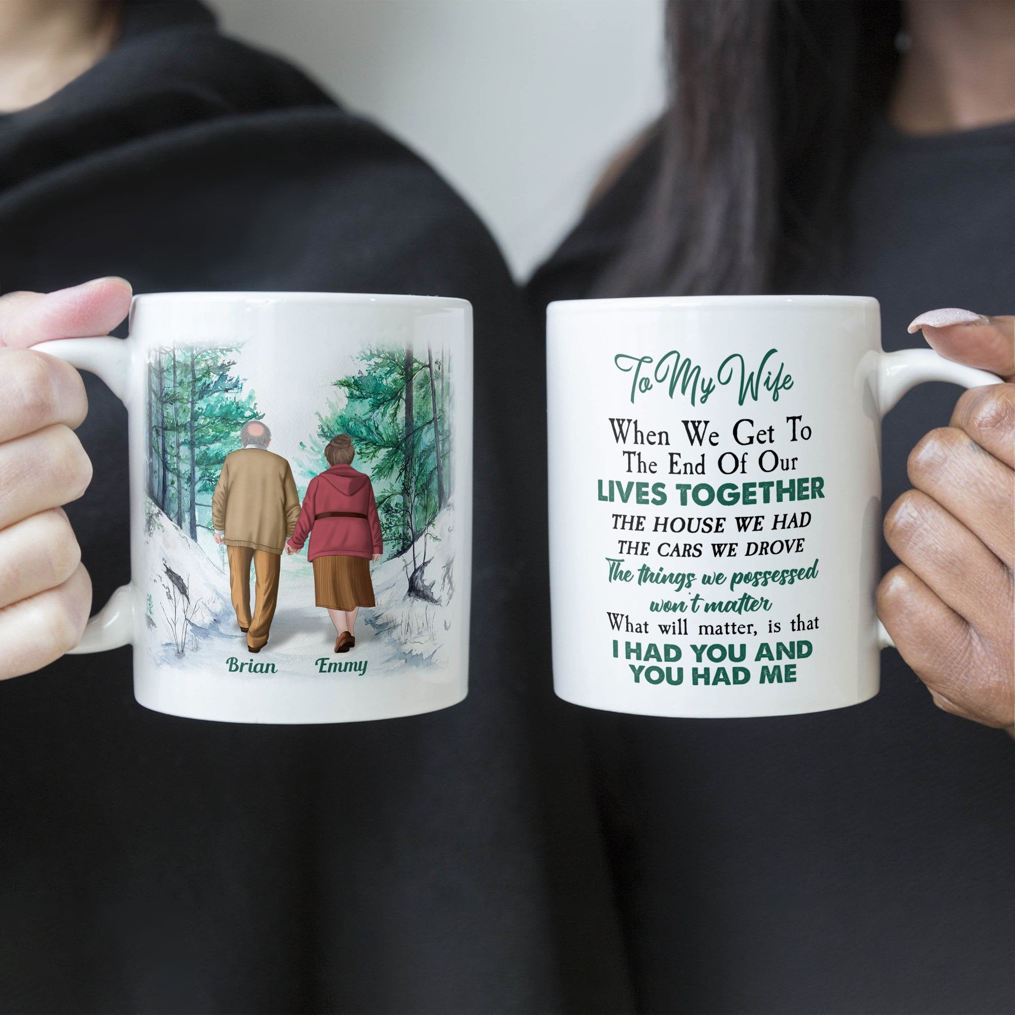 When We Get To The End - Personalized Mug - Birthday Gift For Wife, Husband