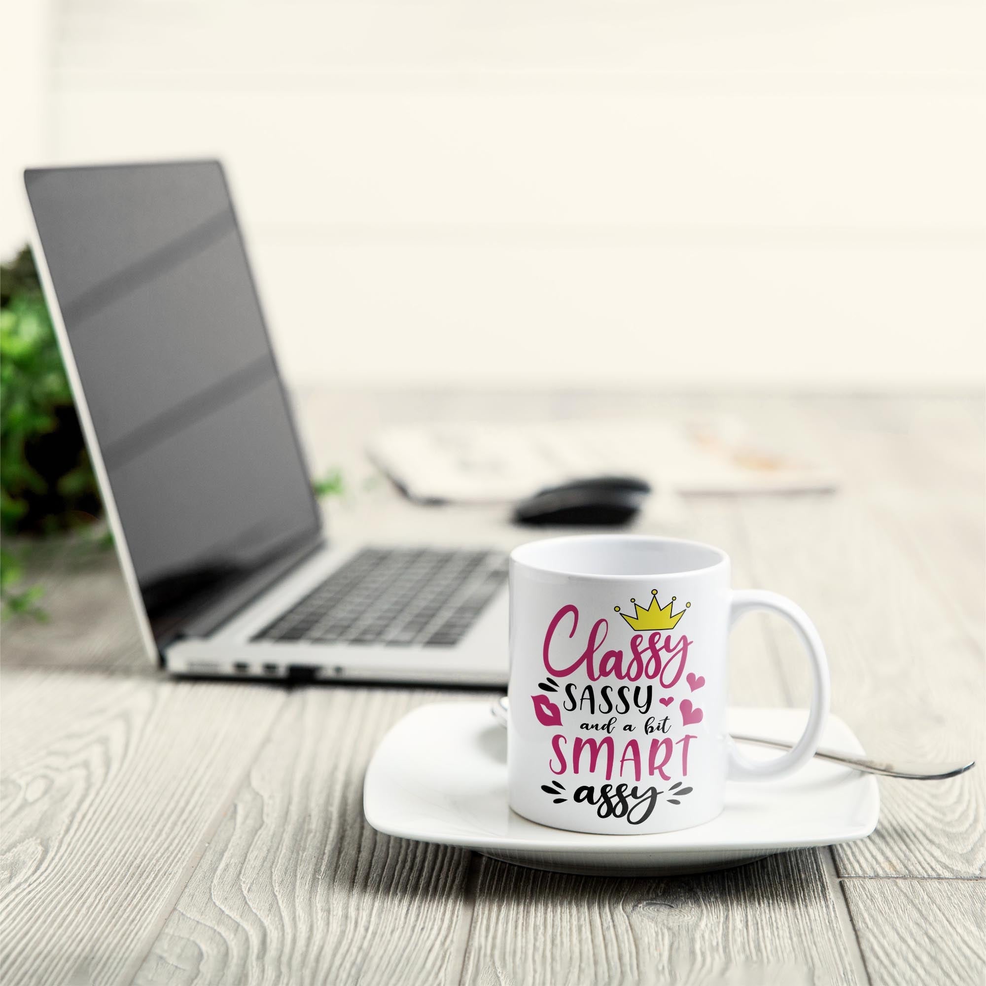 Classy Sassy - Personalized  Mug - Birthday Gift For Sista, Black Woman - Sassy Girls