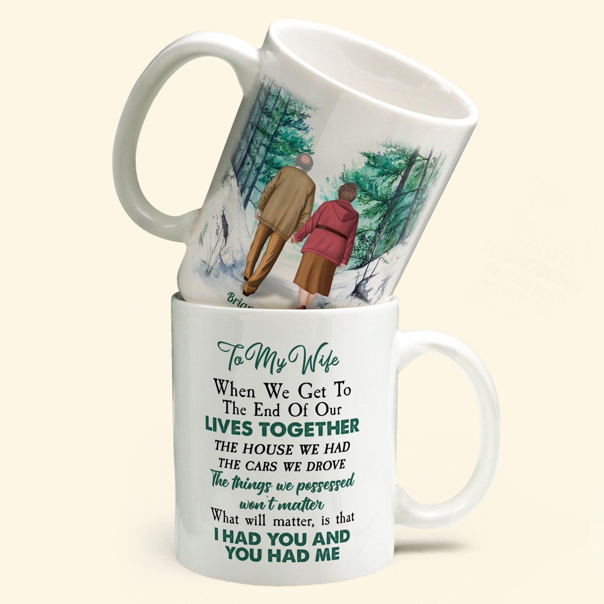 When We Get To The End - Personalized Mug - Birthday Gift For Wife, Husband