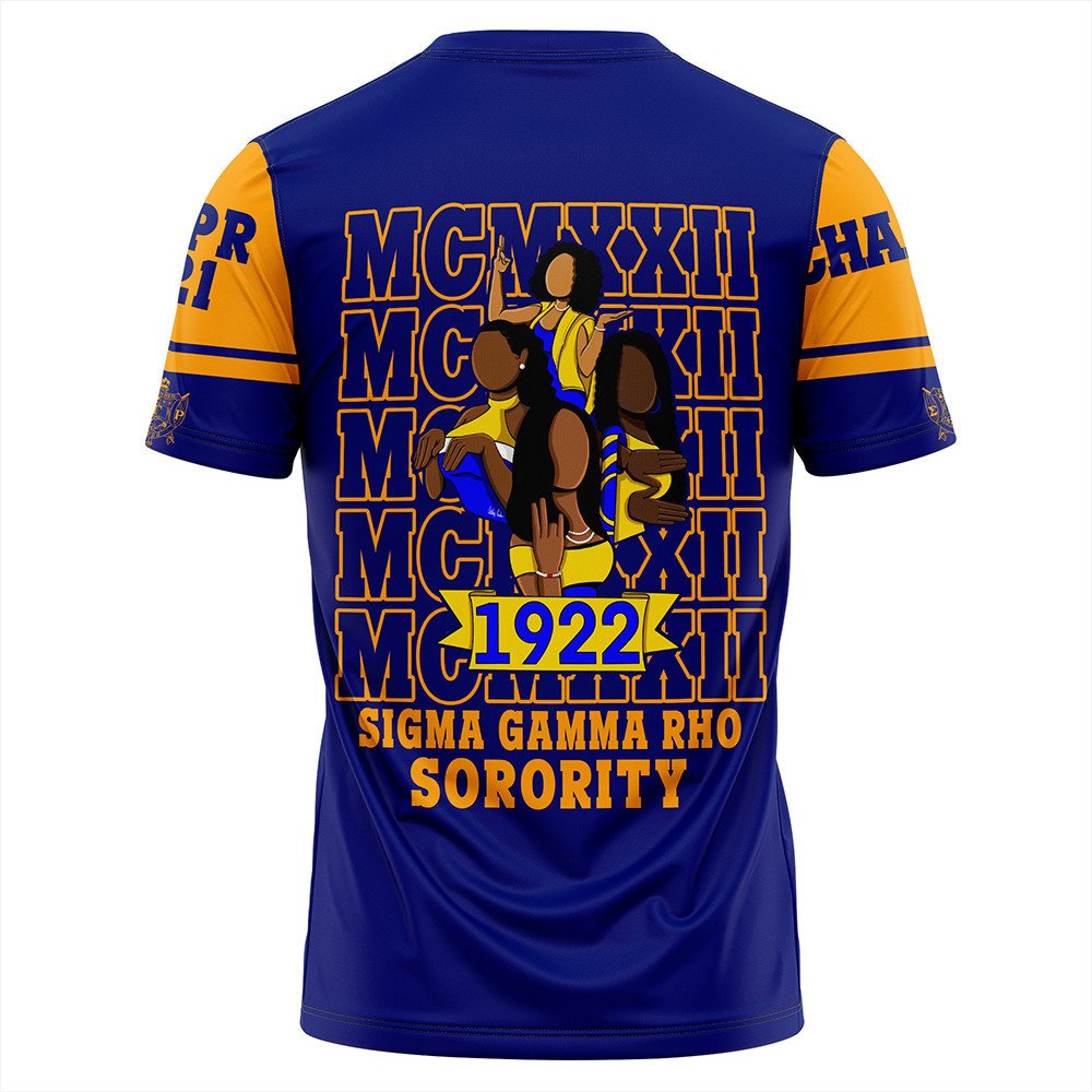 Sorority TShirt - Personalized Sigma Gamma Rho MCM Style TShirt