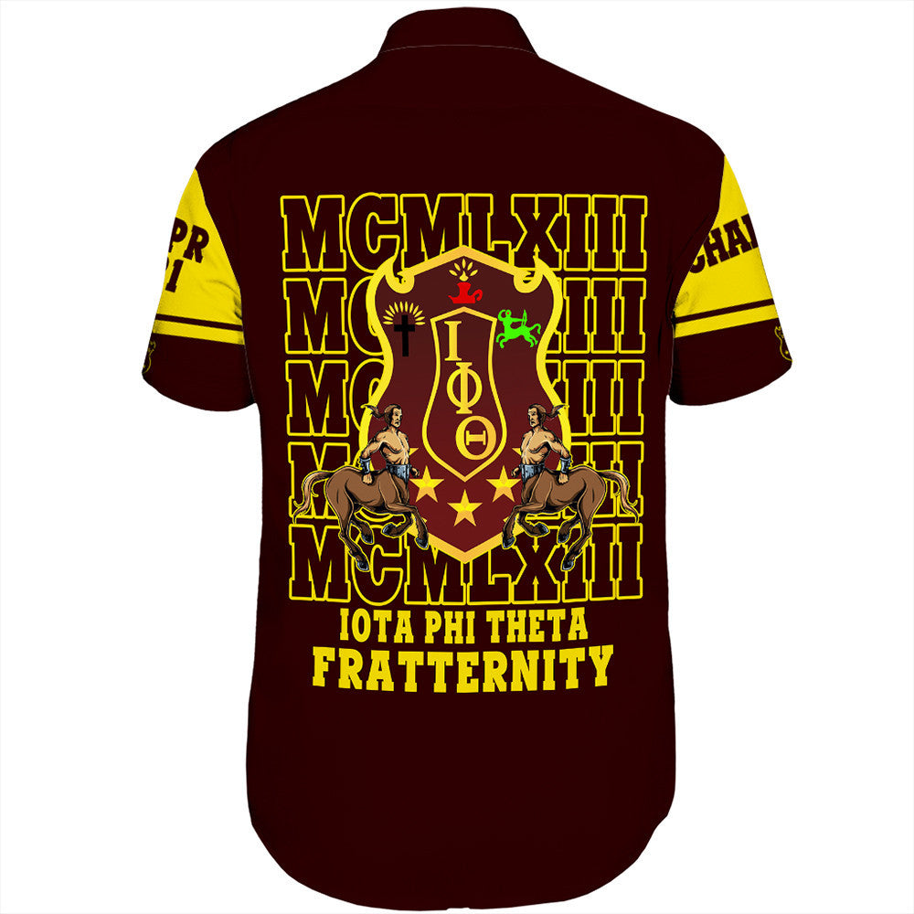 Fraternity Shirt - Personalized Iota Phi Theta MCM Style Short Sleeve Shirt