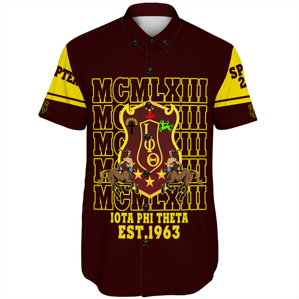 Fraternity Shirt - Personalized Iota Phi Theta MCM Style Short Sleeve Shirt