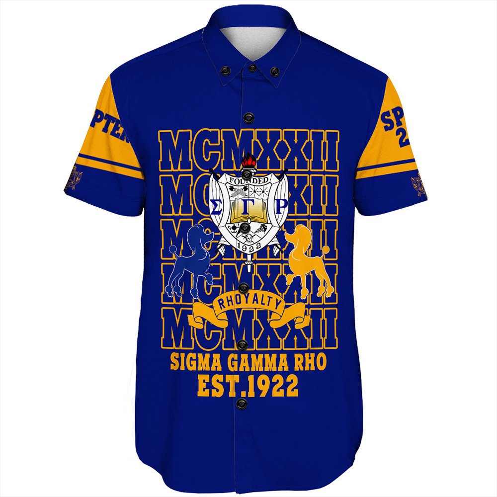 Sorority Shirt - Personalized Sigma Gamma Rho MCM Style Short Sleeve Shirt