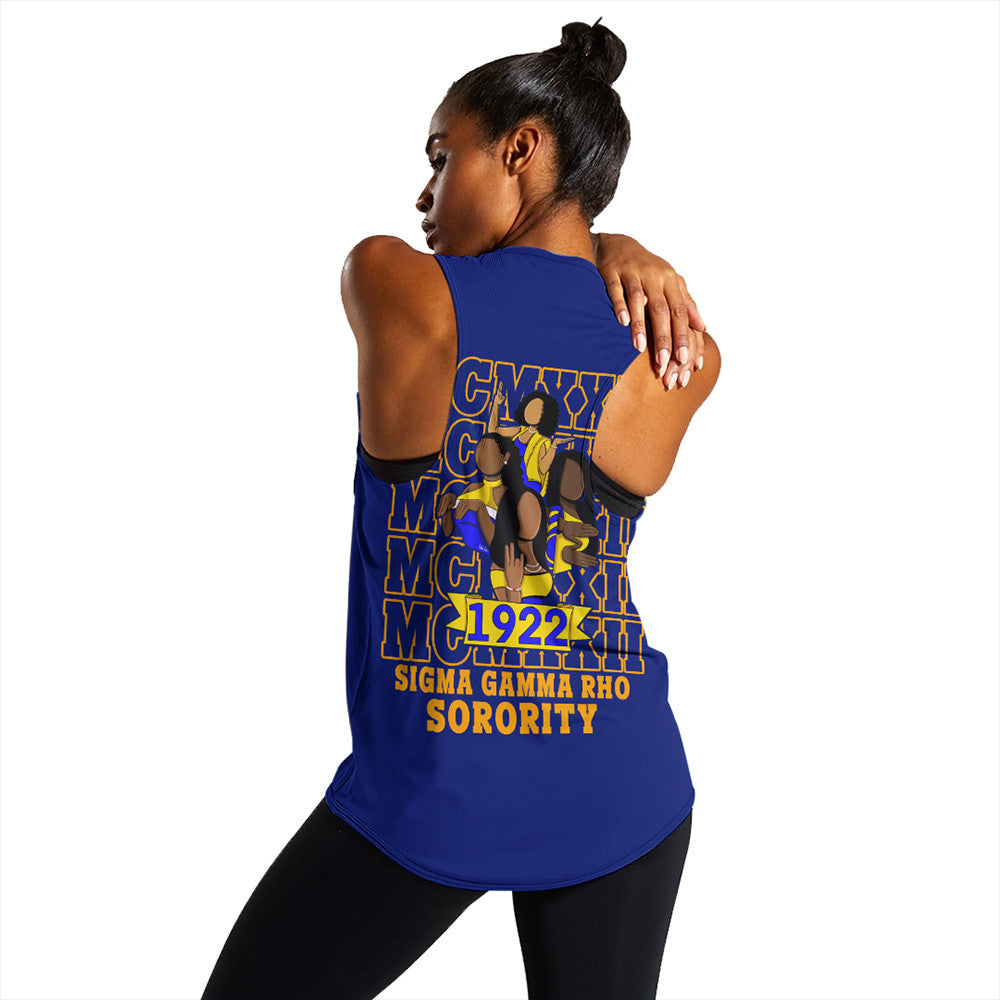 Sorority Tank Top - Sigma Gamma Rho MCM Style Racerback Tank