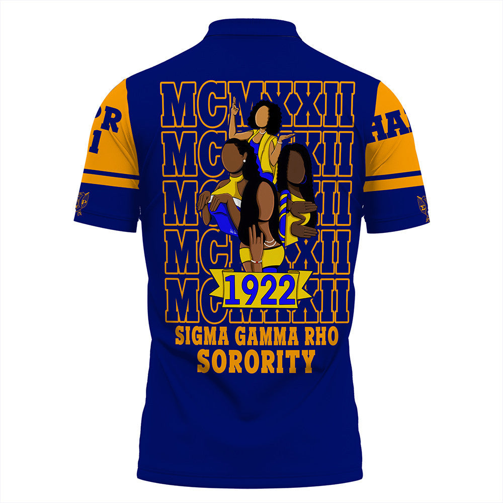 Sorority Polo - Personalized Sigma Gamma Rho MCM Style Polo Shirt