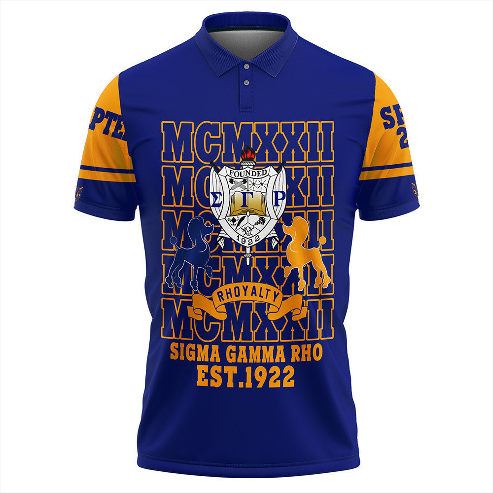 Sorority Polo - Personalized Sigma Gamma Rho MCM Style Polo Shirt