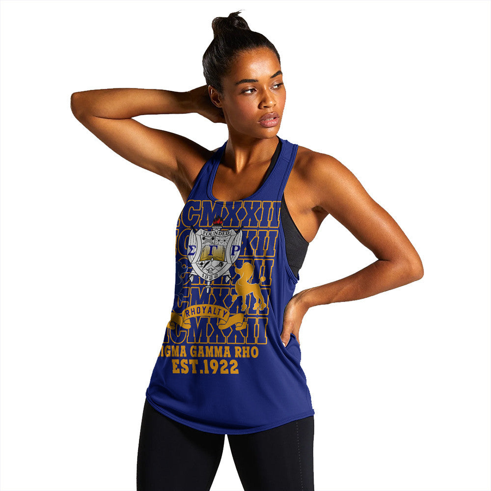 Sorority Tank Top - Sigma Gamma Rho MCM Style Racerback Tank