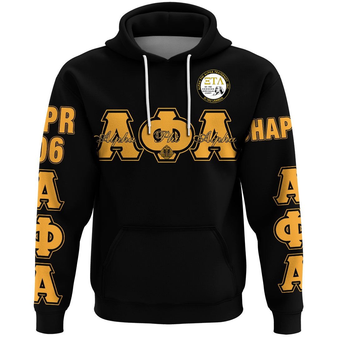 Fraternity Hoodie - Alpha Phi Alpha - Xi Tau Lambda Hoodie