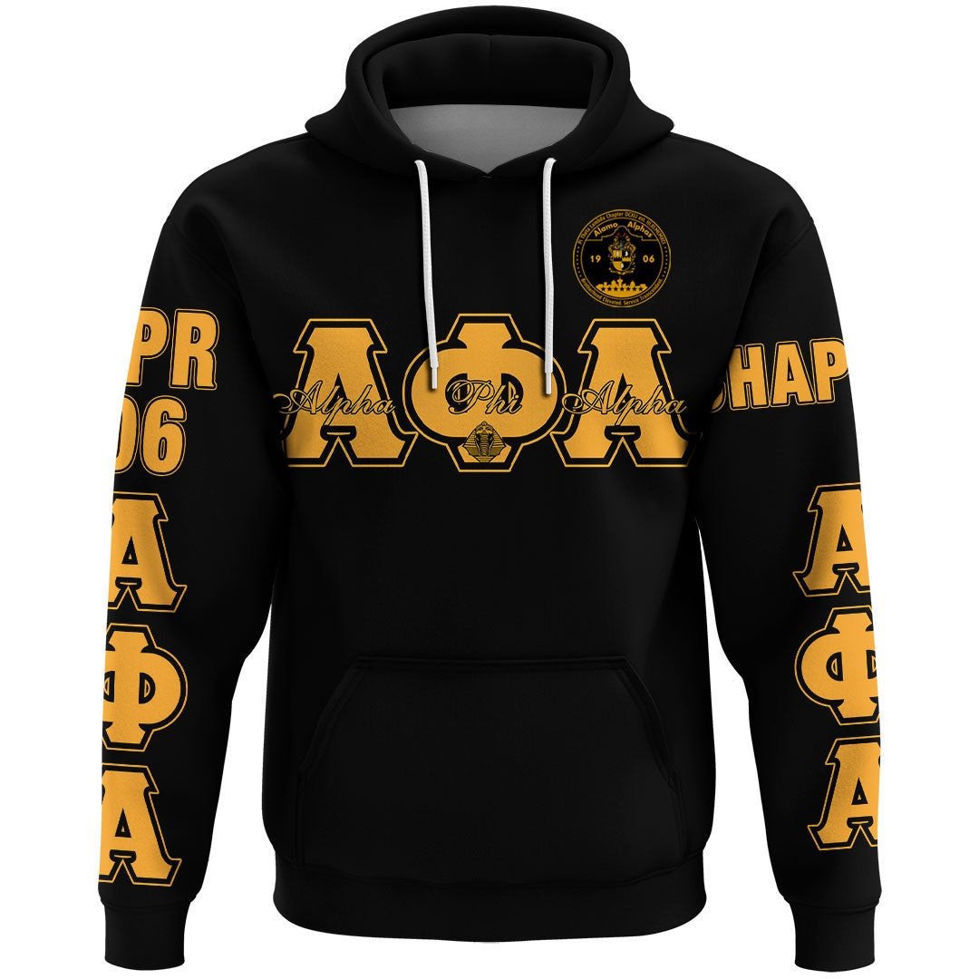 Fraternity Hoodie - Alpha Phi Alpha - Pi Theta Lambda Alamo Alphas Hoodie