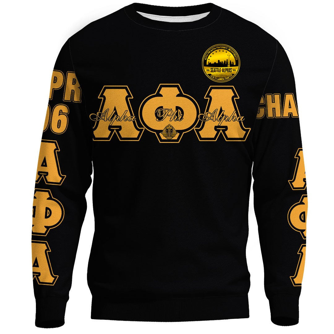 Fraternity Sweatshirt - Alpha Phi Alpha Seattle Alphas Sweatshirt