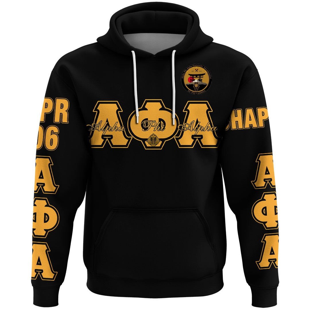 Fraternity Hoodie - Alpha Phi Alpha - Japan Alphas Hoodie