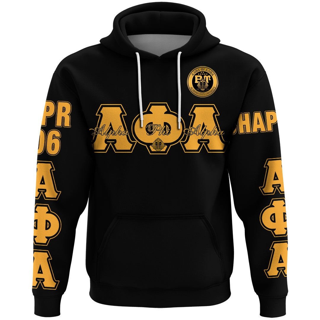 Fraternity Hoodie - Alpha Phi Alpha - Alabama State Alphas Hoodie