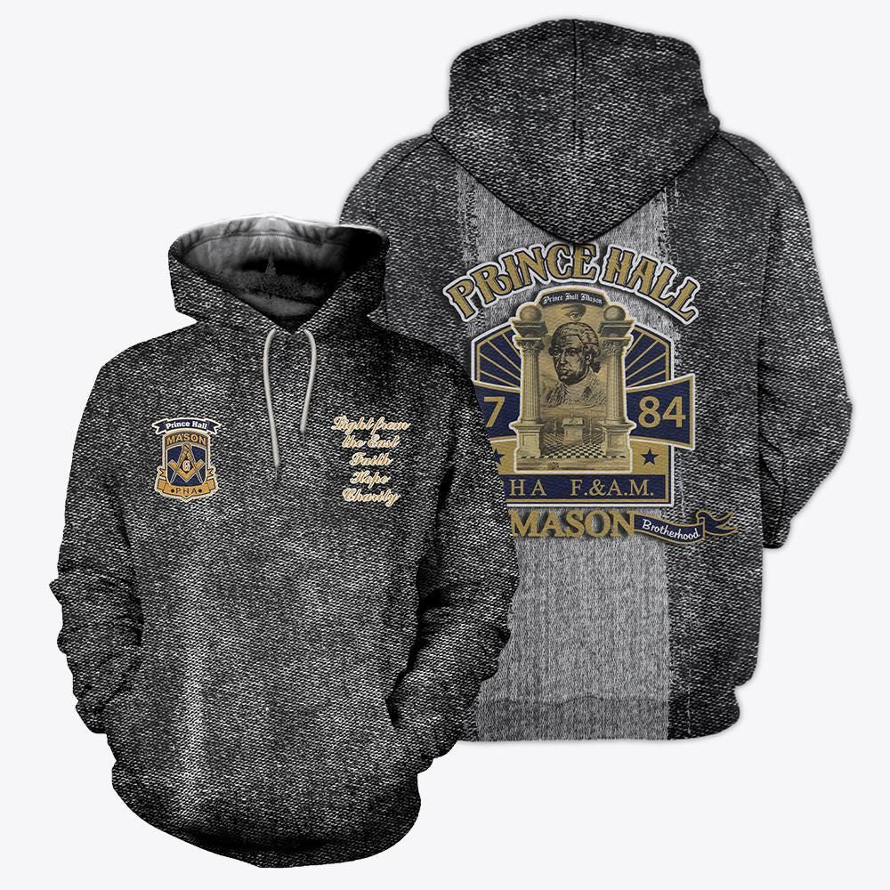 Fraternity Hoodie - Jeans Freemasonry Prince Hall Hoodie