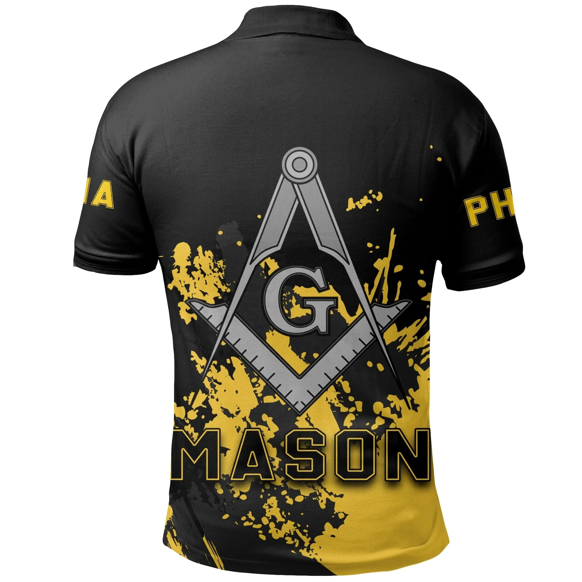 Fraternity Polo - Prince Hall Freemasonry Polo Shirt - Spaint Style