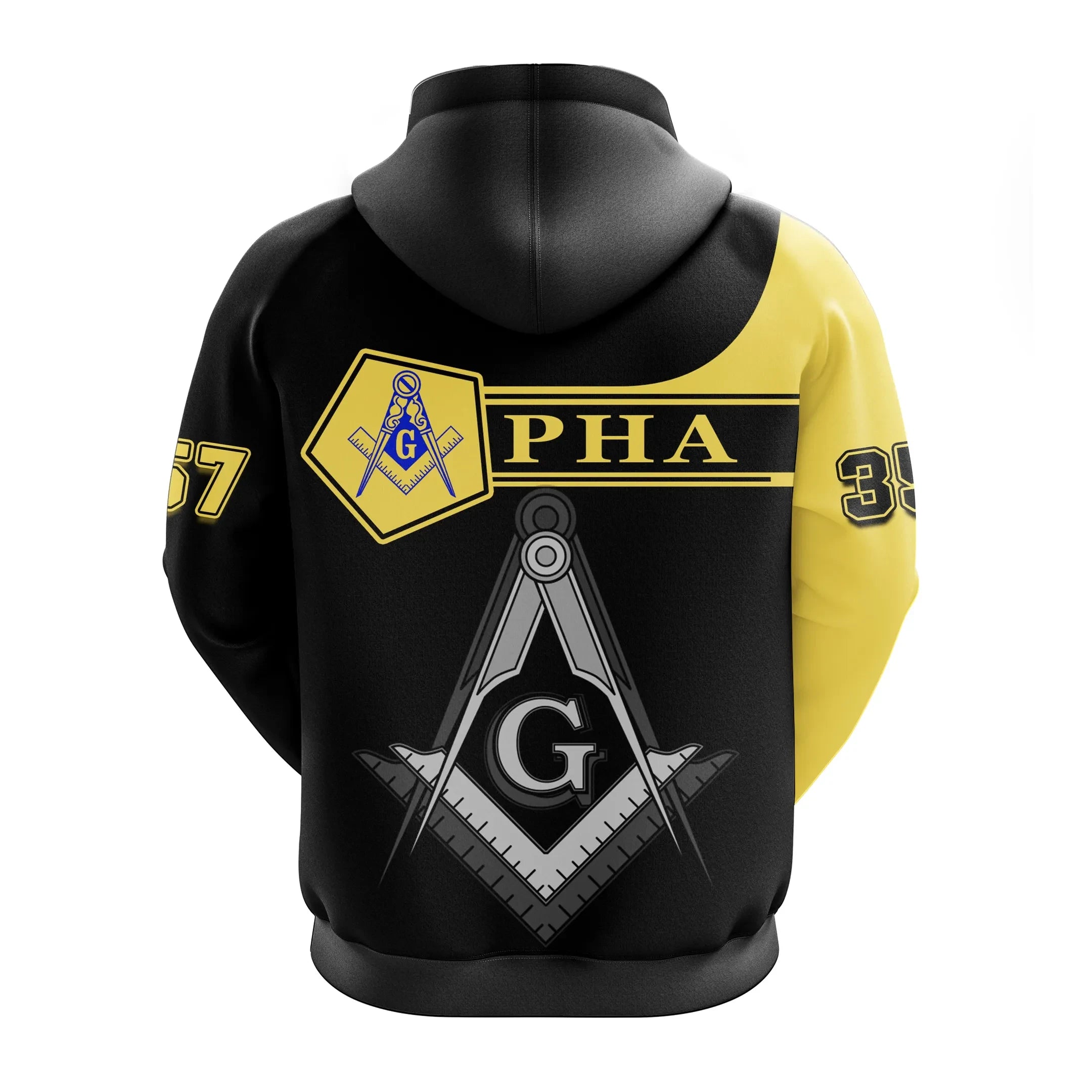 Fraternity Hoodie - Personalized Prince Hall Freemasonry Zipper Hoodie Simple Style