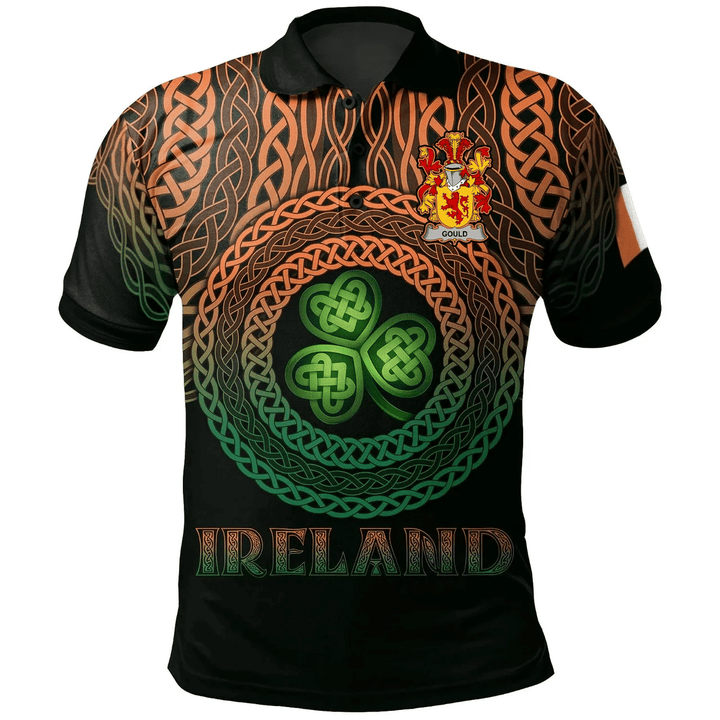 Ireland Polo Shirt - Gould Irish Family Crest Polo Shirt - Celtic Pride A7