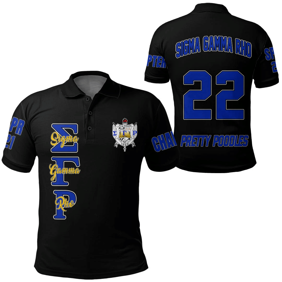 Sorority Polo - Personalized Sigma Gamma Rho Polo Shirt