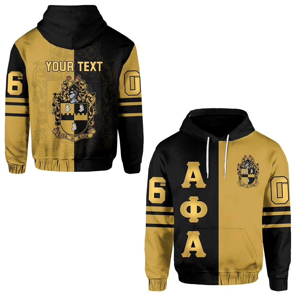 Personalized Alpha Phi Alpha Half Style Pullover A31